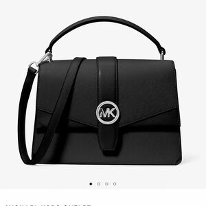 🛍NWT 🛍BEAUTIFUL MICHAEL KORS 🛍 Greenwich Medium Saffiano Leather Satchel